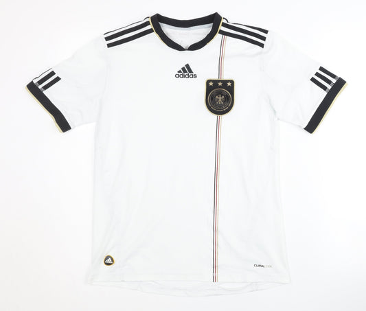 Adidas Germany Home Football Shirt White Childrens
