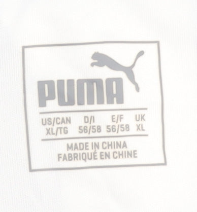 Puma XL White Tsubasa Football Shirt for Adults