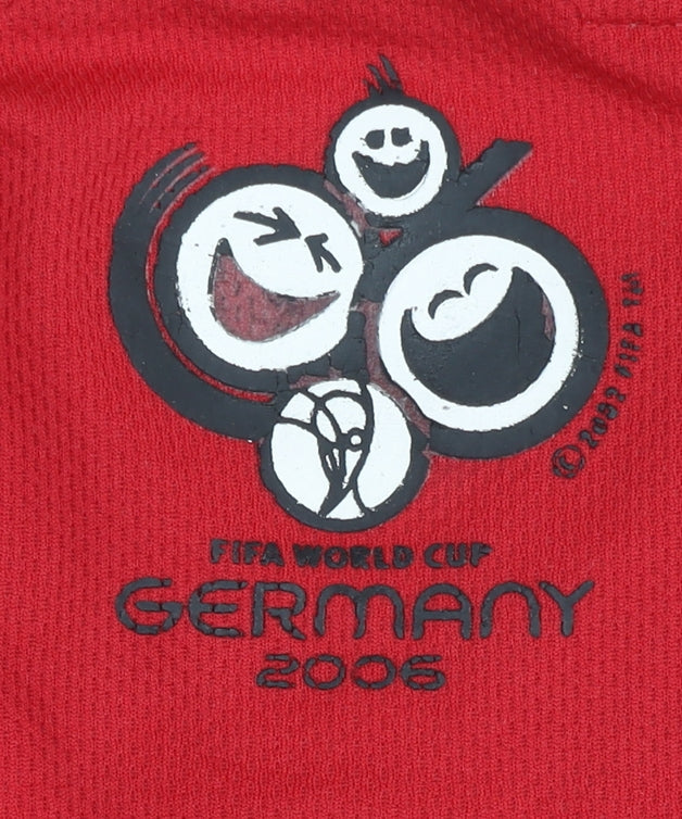 Spain 2006 FIFA World Cup Red Home Shirt L Adult