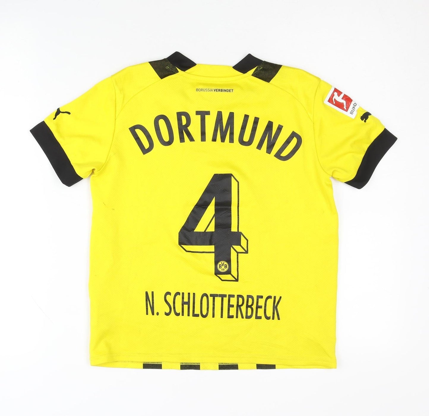 Puma Kids BVB Dortmund Home Football Shirt Yellow 11-12Y