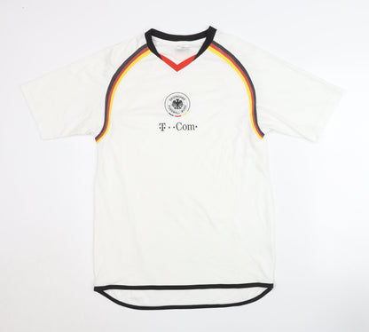 DFB Adult White Short Sleeve Home Shirt - Size S
