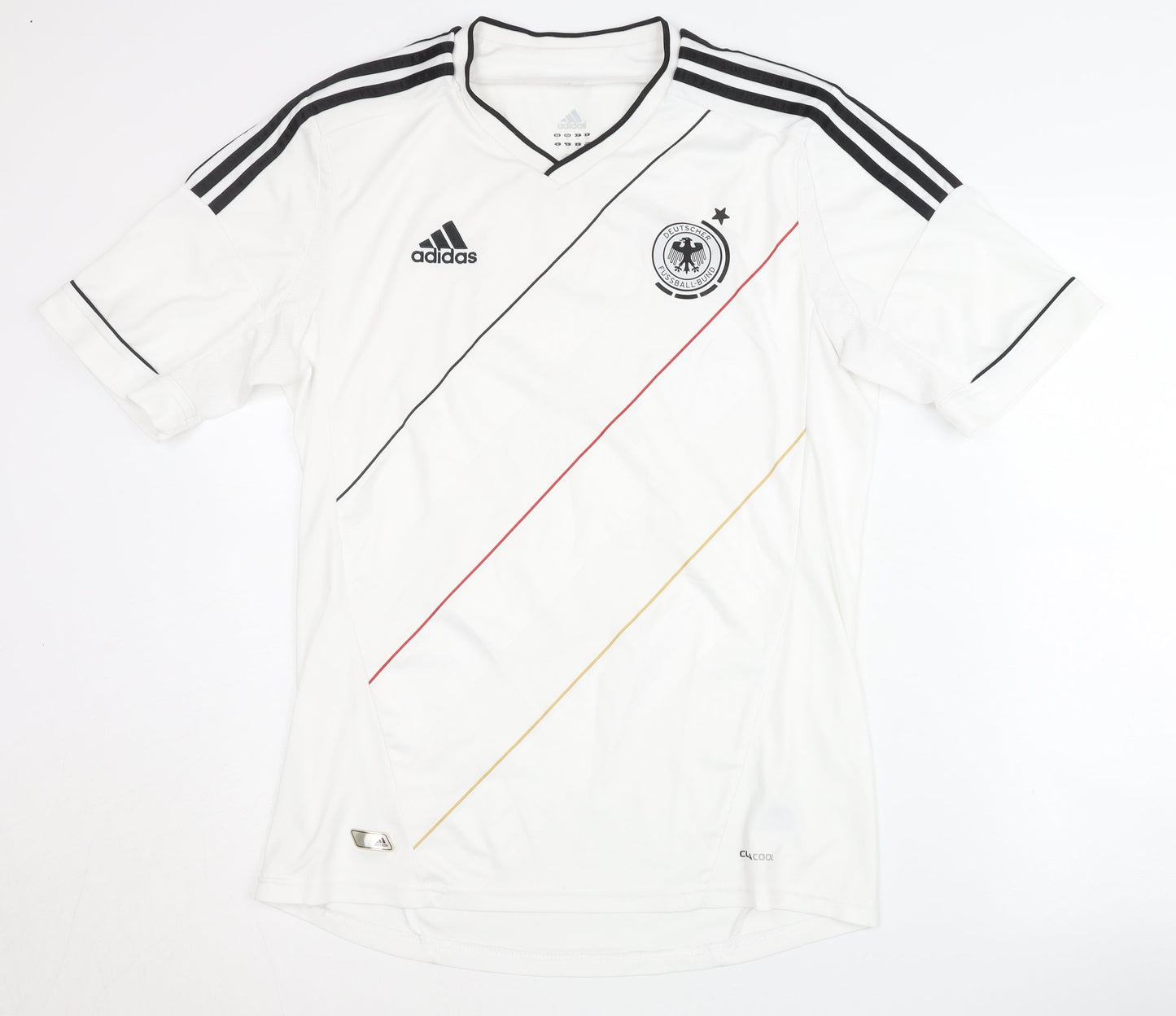 Adidas Adults White DFB Home Shirt M