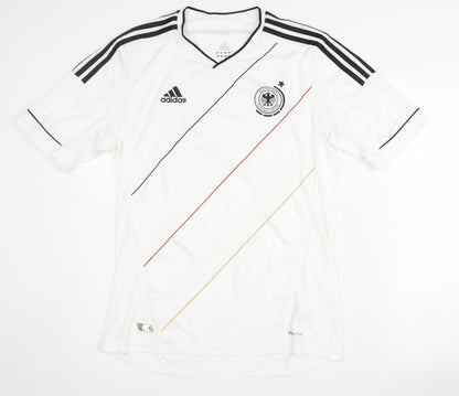 Adidas Adults White DFB Home Shirt M
