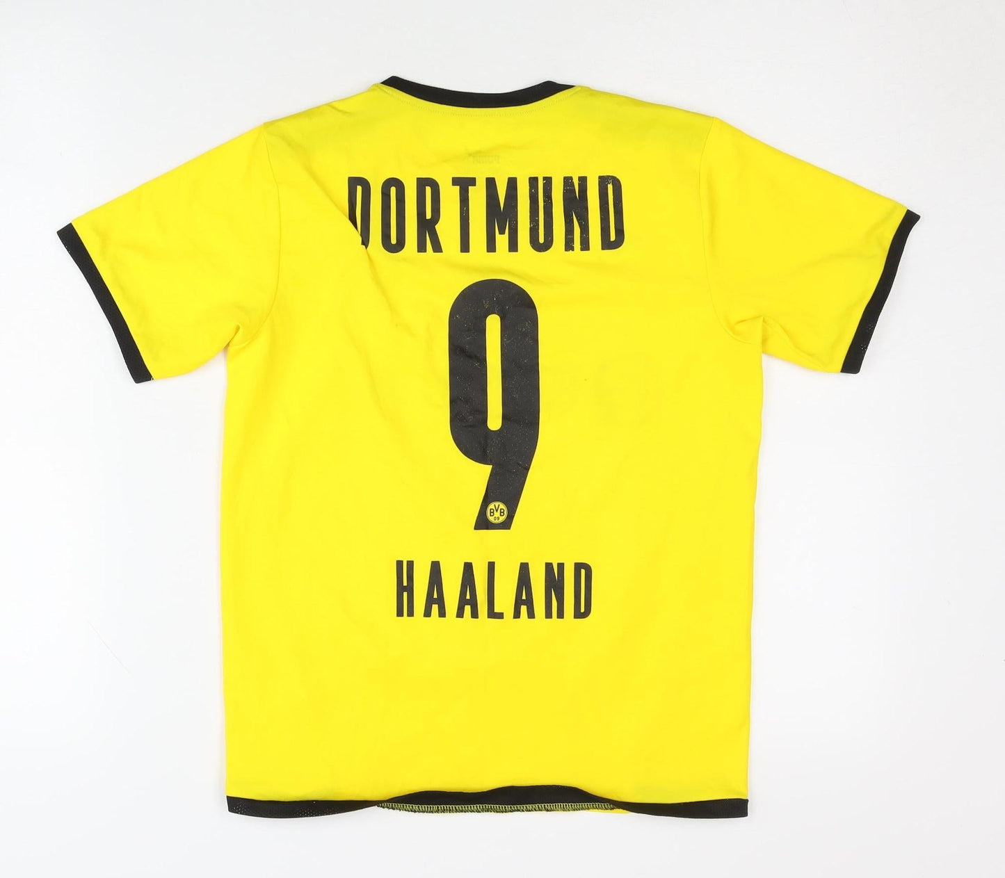 Puma Children's Yellow Haaland Dortmund Home Shirt