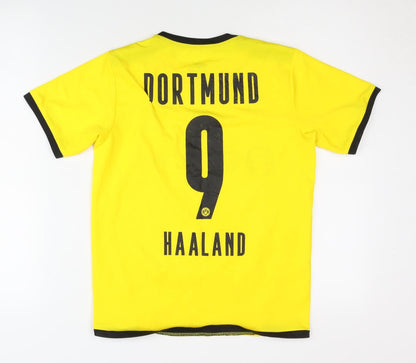 Puma Children's Yellow Haaland Dortmund Home Shirt