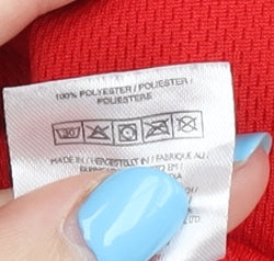 Men's Red Portugal Ronaldo 7 Shirt Size M Short Sleeves