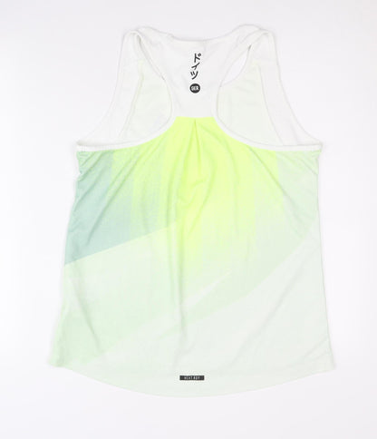 Adidas Unisex Adults White Tank Top Size 16