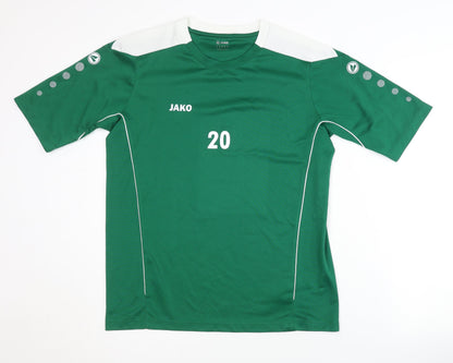 Jako Men's Green Short Sleeve Jersey Size M