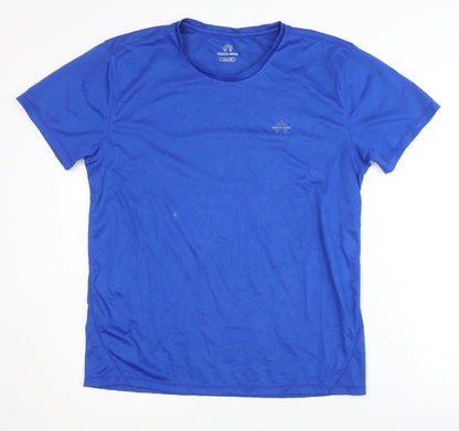 North Bend Men's Blue T-Shirt, Size L, Activewear