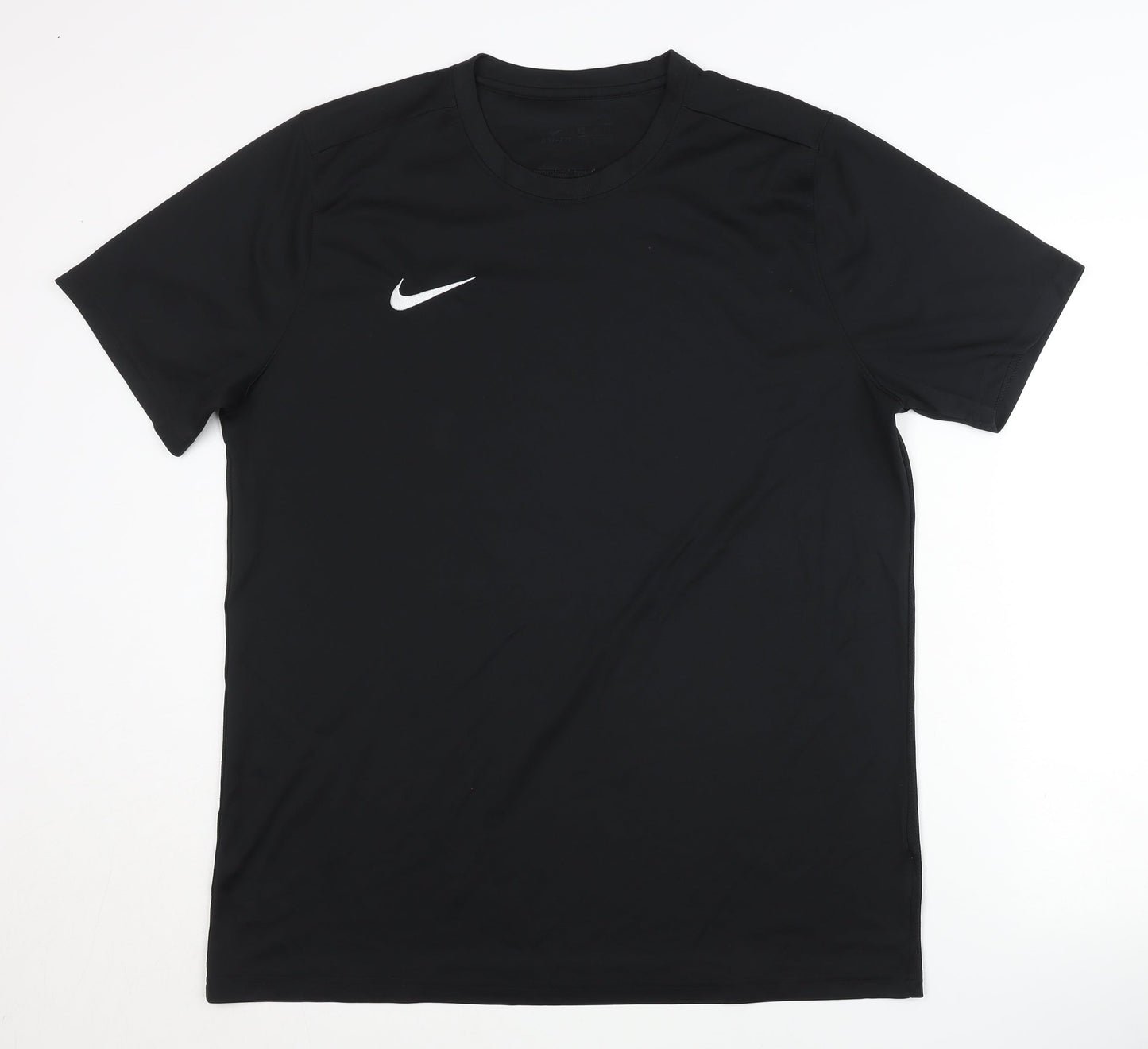Nike Men's Black T-Shirt, Athletic Fit, M