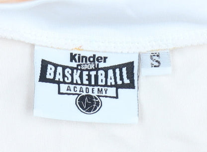 Kinder Sport Boys Yellow Basketball Sleeveless Tank Top