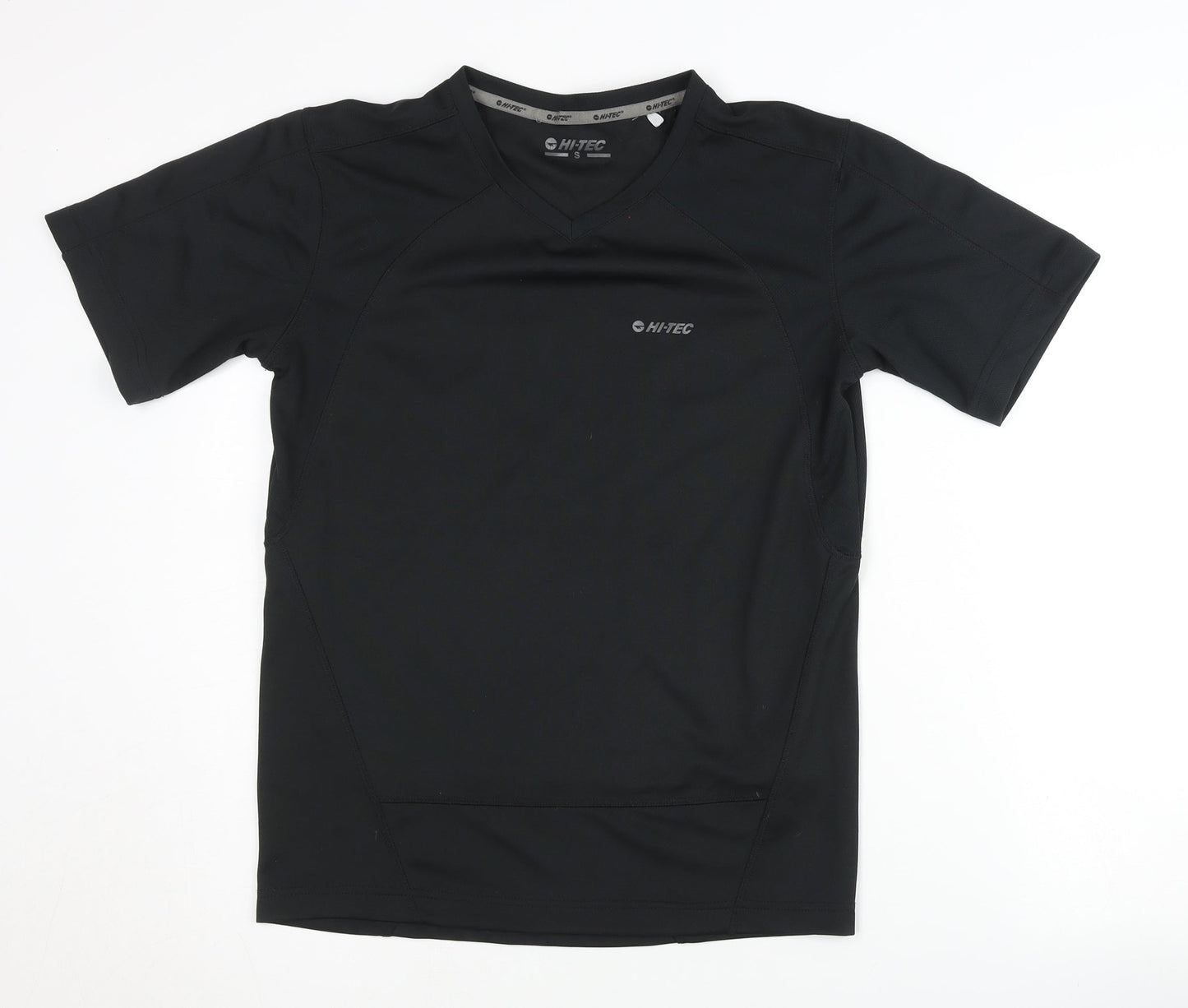 Hi-Tec Men's Black Sports T-Shirt, Size S, Quick Dry