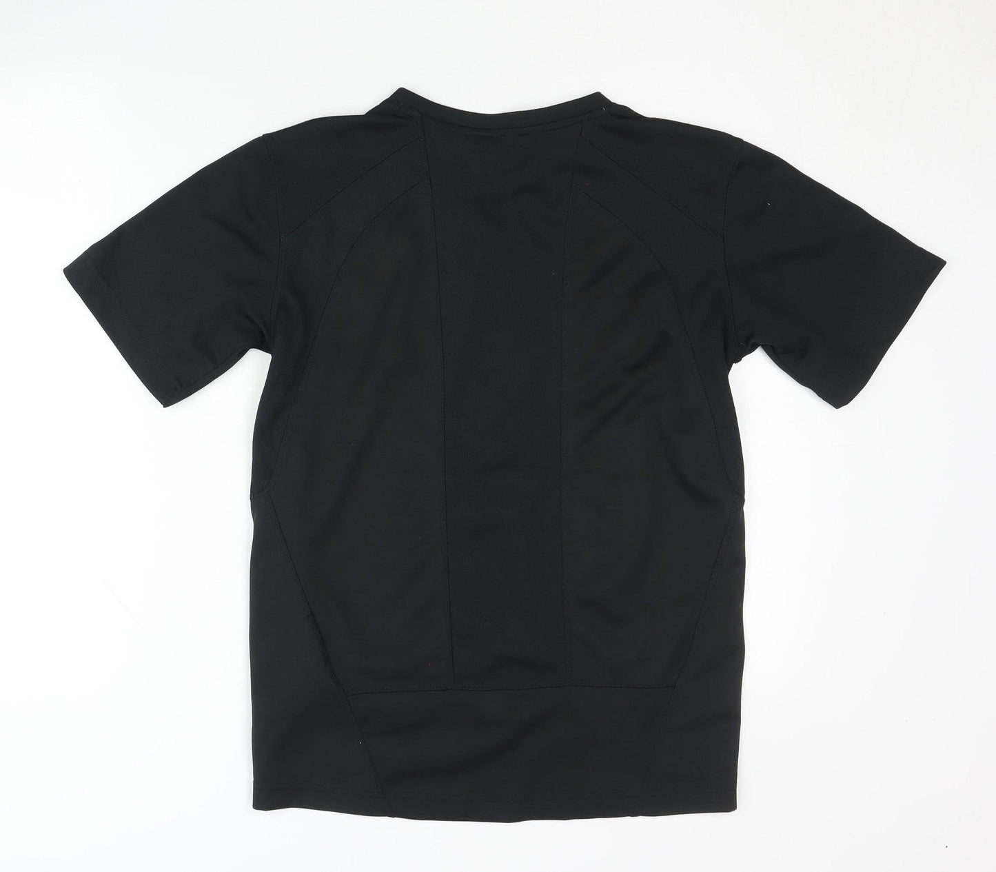Hi-Tec Men's Black Sports T-Shirt, Size S, Quick Dry
