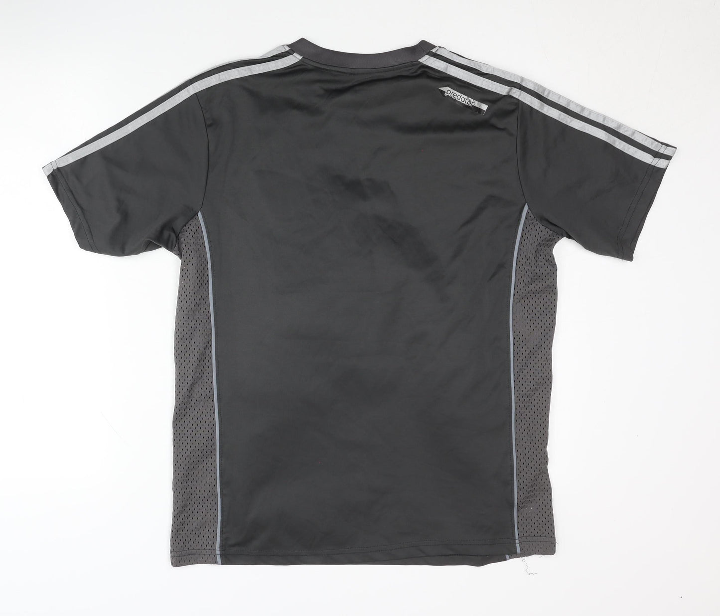 Adidas Men's Grey T-Shirt Size L Sports Activewear