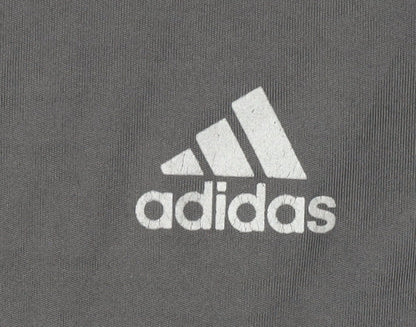 Adidas Men's Grey T-Shirt Size L Sports Activewear