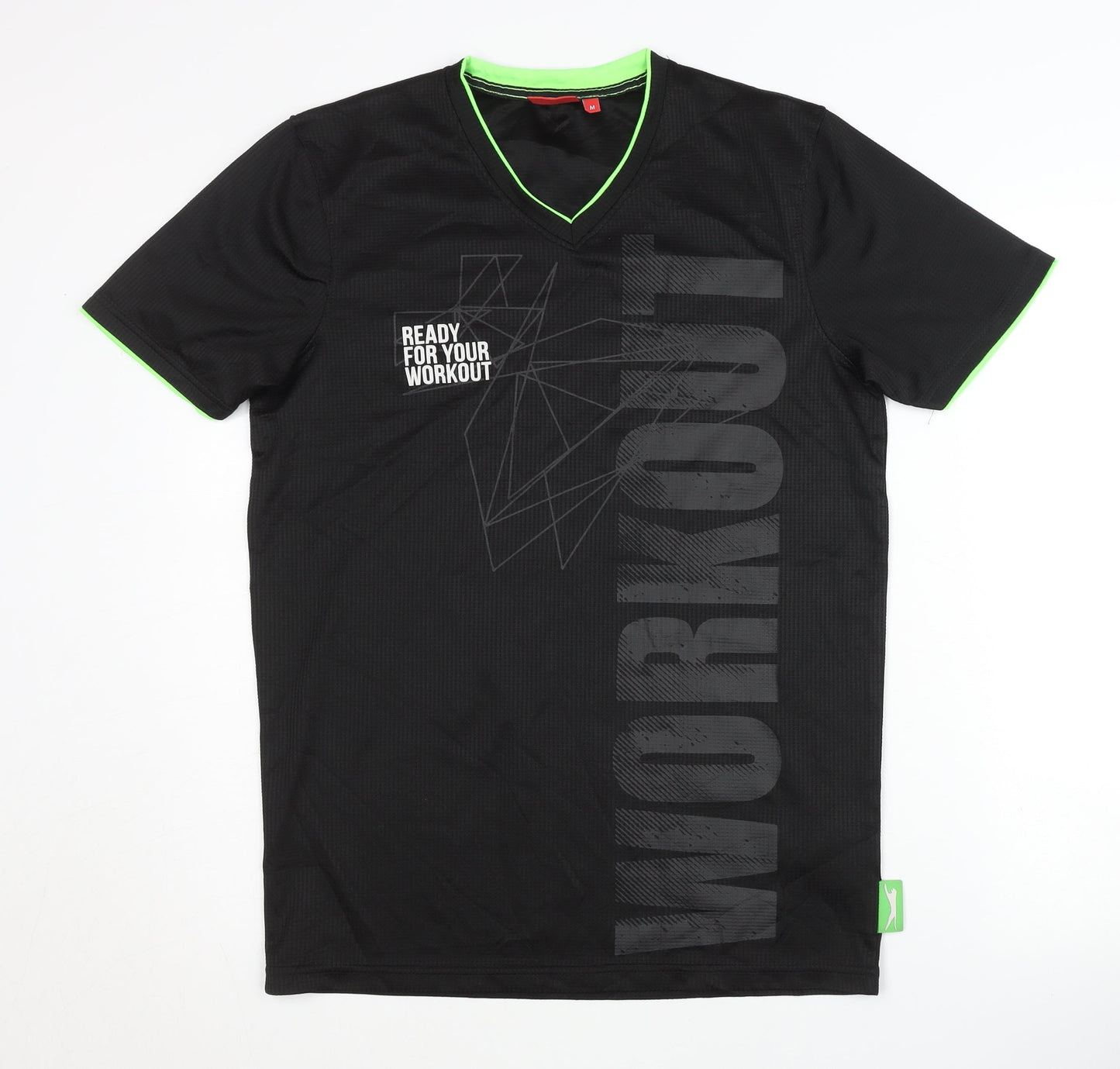 Slazenger Men's Black T-Shirt M Athletic Gym