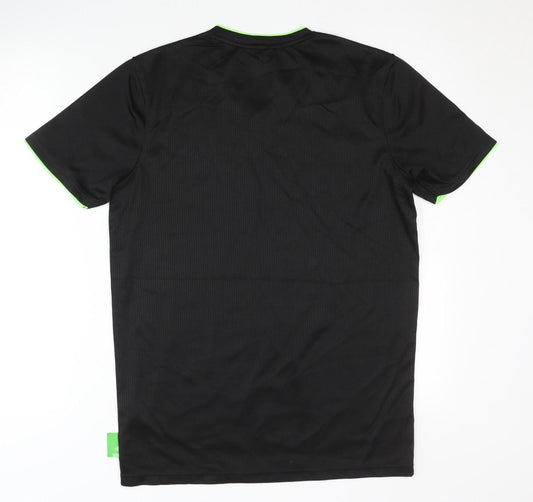 Slazenger Men's Black T-Shirt M Athletic Gym