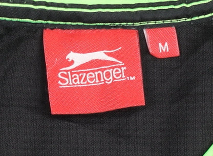 Slazenger Men's Black T-Shirt M Athletic Gym