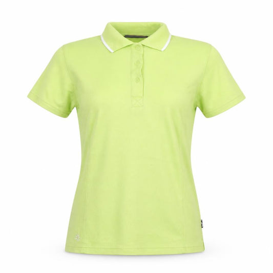 Outerwear Women Green Polo Shirt Size 8 Regular Fit