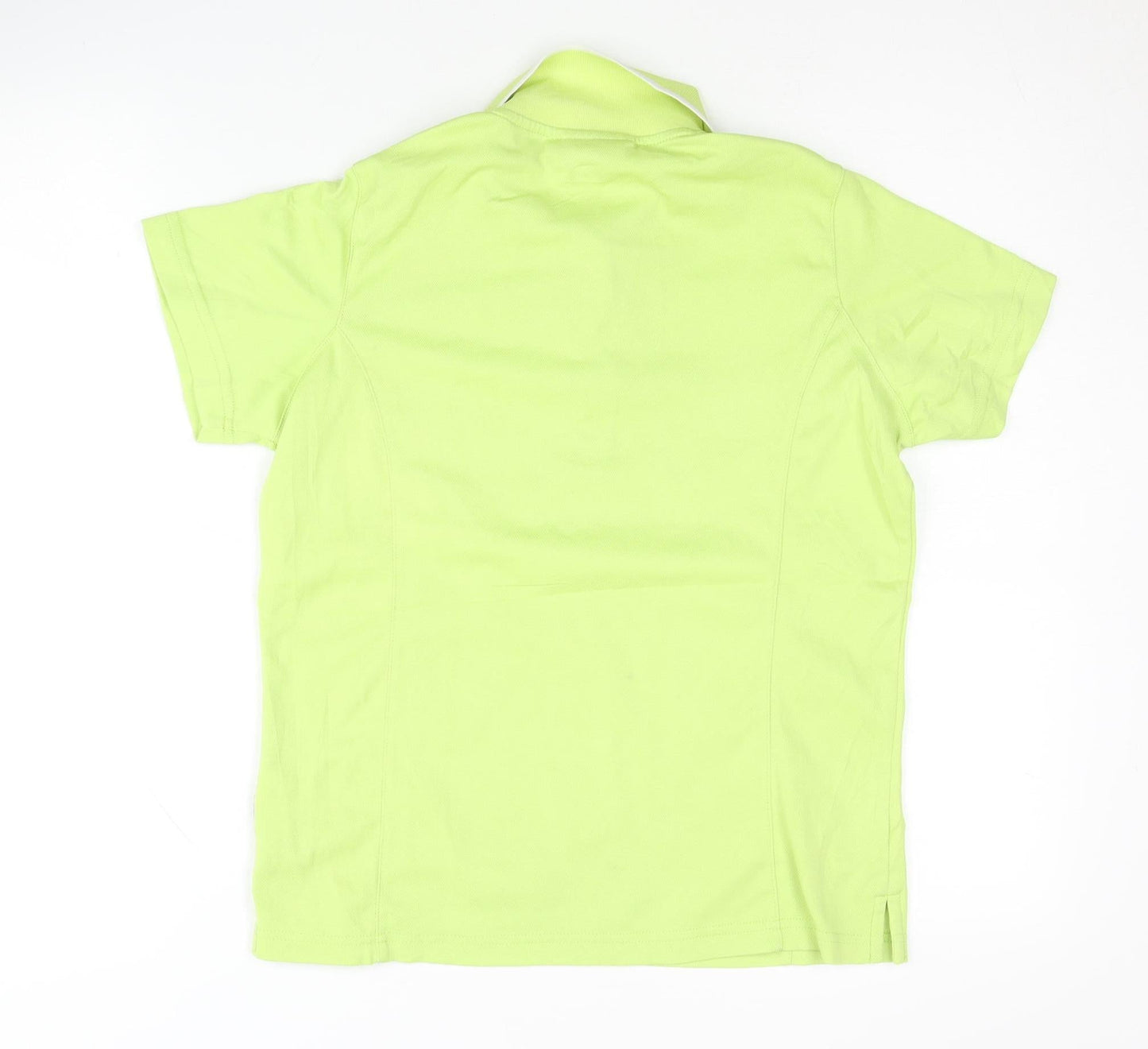 Outerwear Women Green Polo Shirt Size 8 Regular Fit