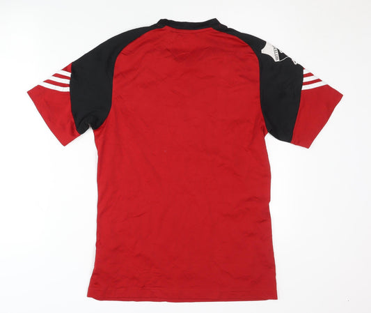 adidas Men's Red T-Shirt, Size S, Sports Style