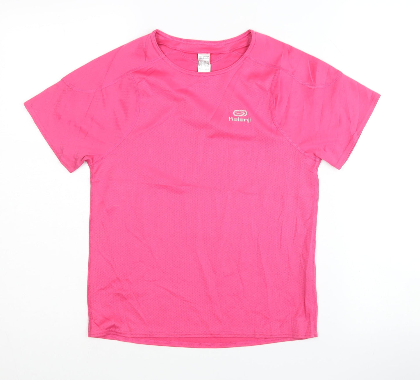 Decathlon Girls Pink T-Shirt, Size 18 Plus, Lightweight Sports Top