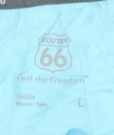 Route 66 Women's Blue Activewear T-Shirt L