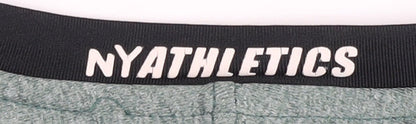NYATHLETICS Men's Green Athletic T-Shirt, Size S
