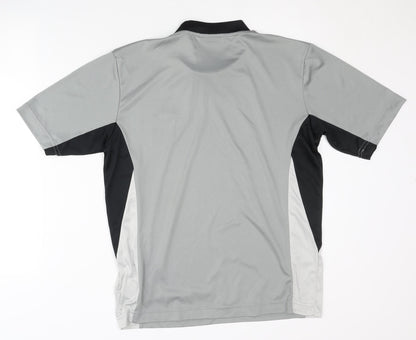 Spalding Men's Grey Black T-Shirt S