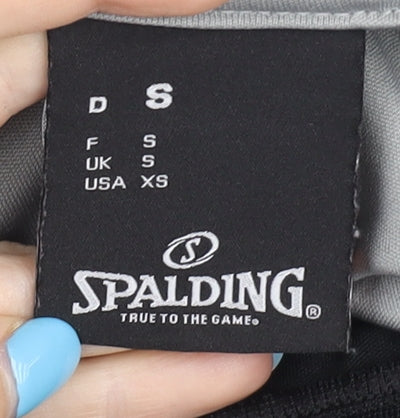 Spalding Men's Grey Black T-Shirt S