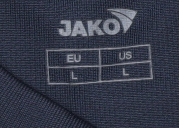 JAKO Men's Blue Gym T-Shirt L Breathable Sports Top