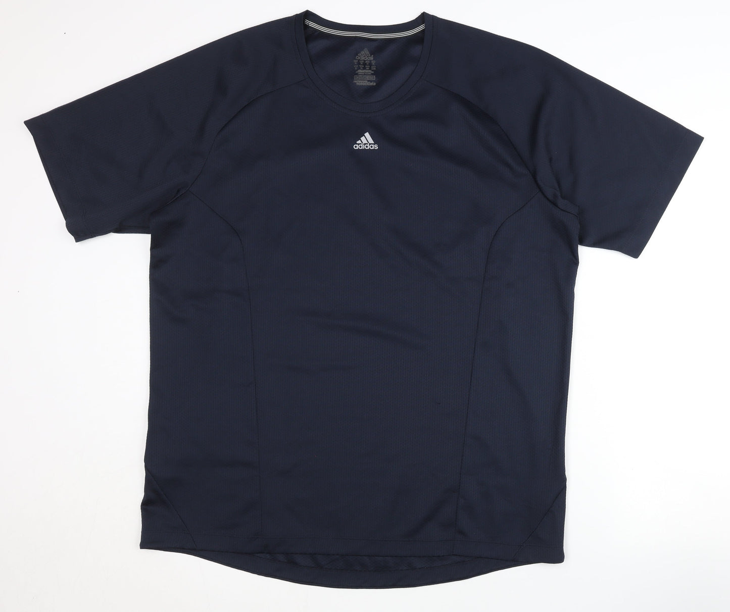 Adidas Men's Blue Athletic T-Shirt, Size L
