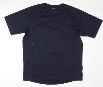 Adidas Men's Blue Athletic T-Shirt, Size L