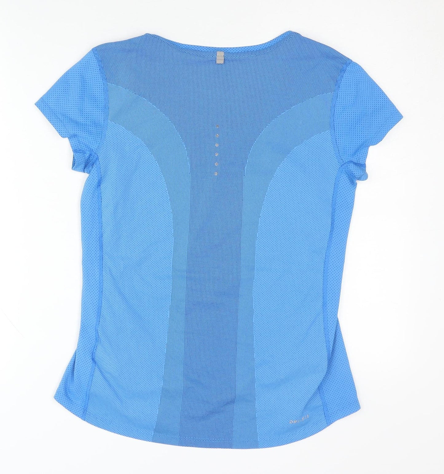 Nike Women Blue Athletic T-Shirt, Size S, Breathable