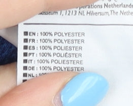 Nike Women Blue Athletic T-Shirt, Size S, Breathable