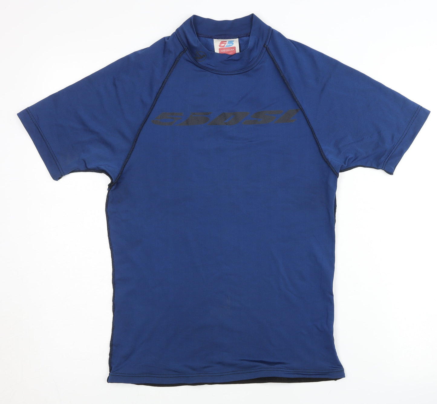 5DSL Blue Men's Rash Guard - M, Surfing Essential