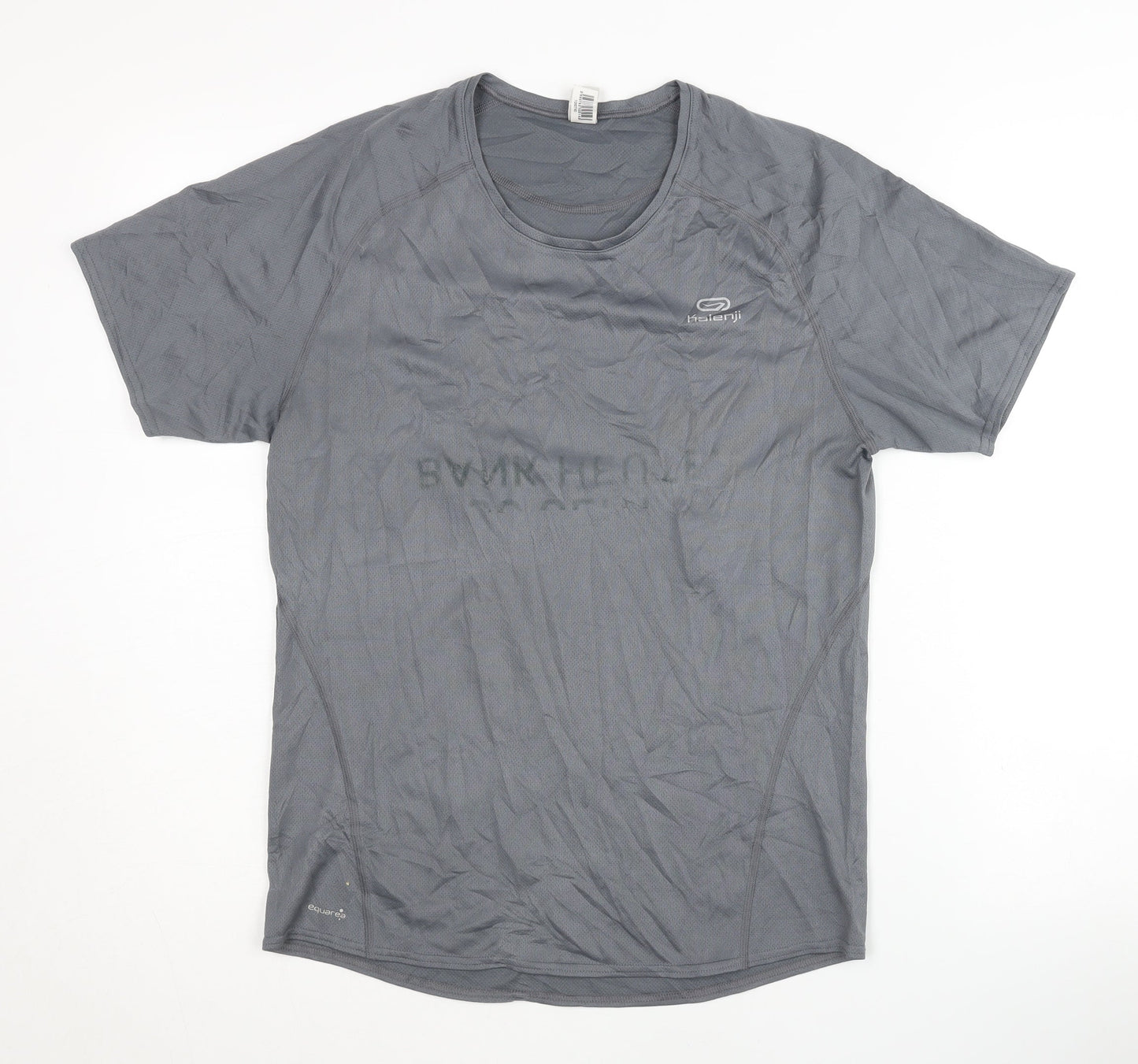 Decathlon Men's Grey Running T-Shirt S