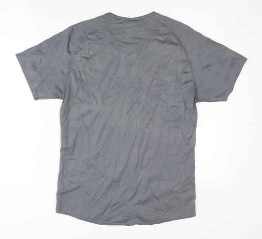 Decathlon Men's Grey Running T-Shirt S