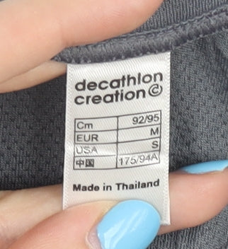 Decathlon Men's Grey Running T-Shirt S