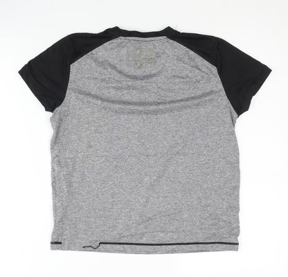 Crivit Boys Grey Sports T-Shirt, 11-12 Years, Breathable
