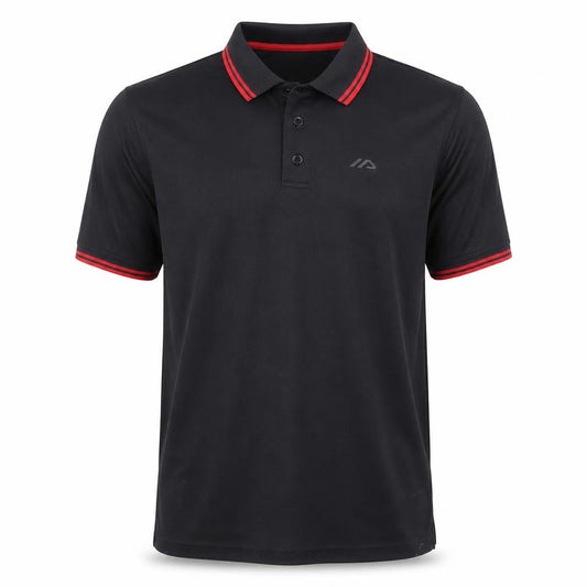 Mens UK Size S Active Black  Polo