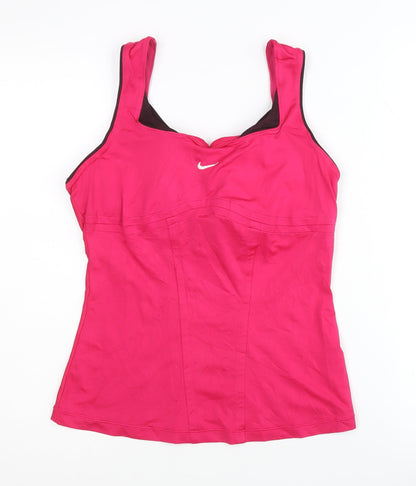 Nike Women's Pink Slim Fit Tank Top Size M