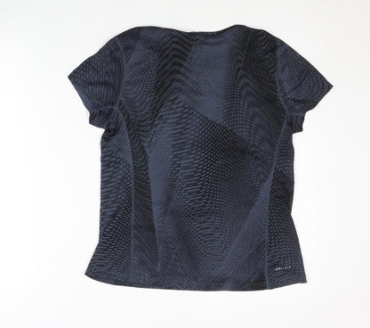 Nike Women's Blue T-Shirt M Athletic Fit