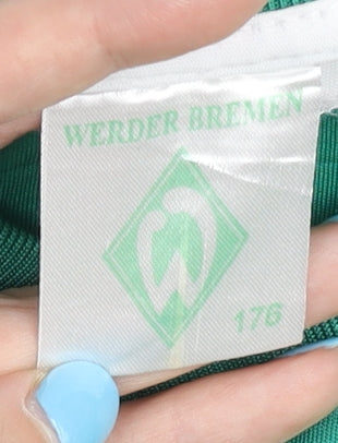 Werder Bremen Home Shirt, Green, Childrens 176, Short Sleeves