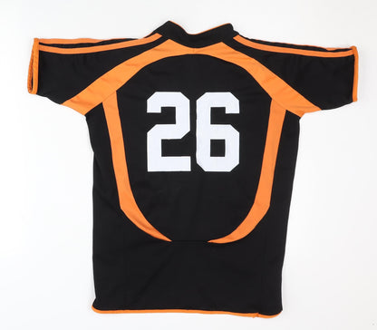 New York FC Kids Black Football Shirt Number 26, Short Sleeves