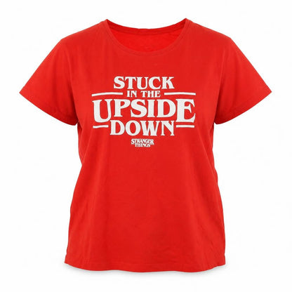 Womens UK Size L Stranger Things Red  T-Shirt