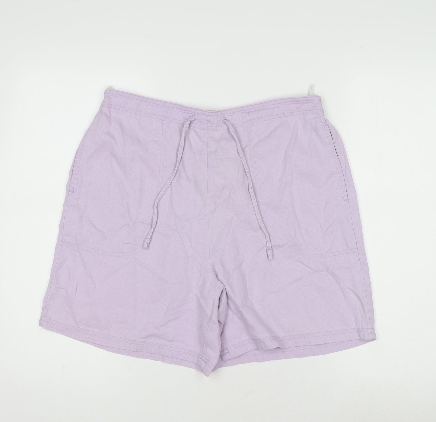 Marks and Spencer Women’s Purple Sweat Shorts Size 16