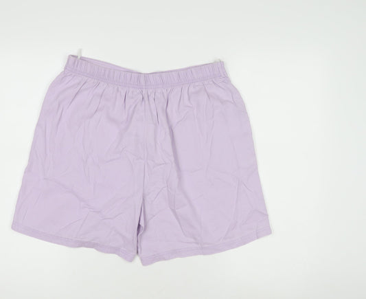 Marks and Spencer Women’s Purple Sweat Shorts Size 16