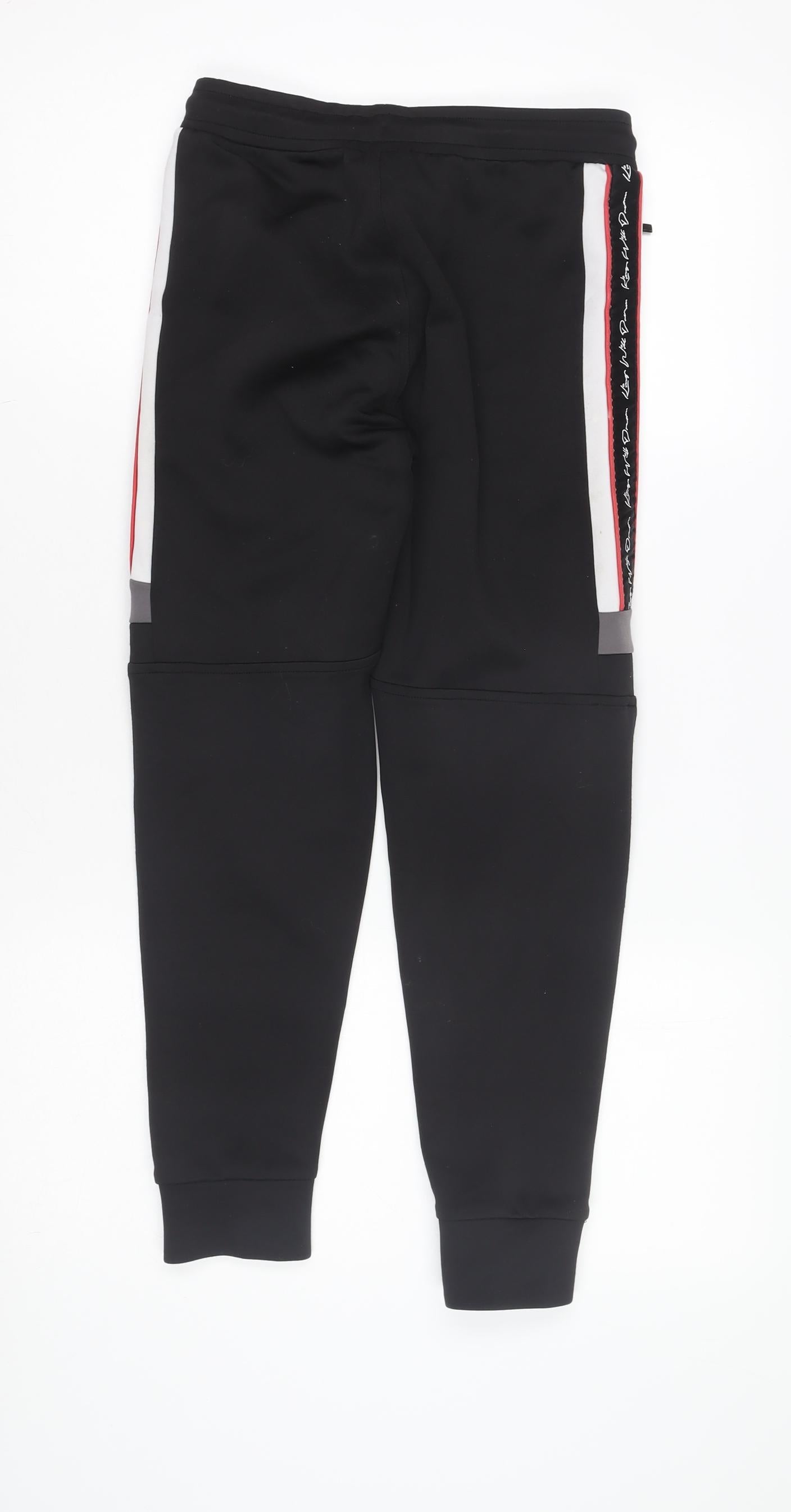 KWD Boys Black Jogger Trousers - Size 10-11 Years
