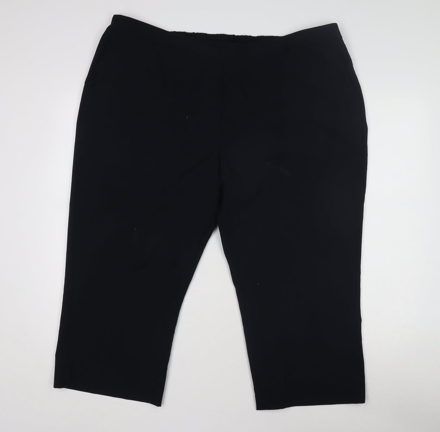 Bonmarche Women's Size 22 Black Straight Leg Trousers